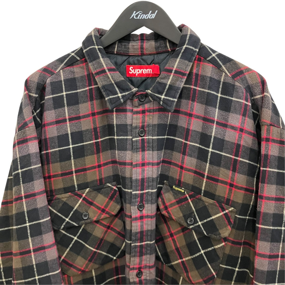 24AWQuilted Plaid Shirtキルテッドチェックシャツ