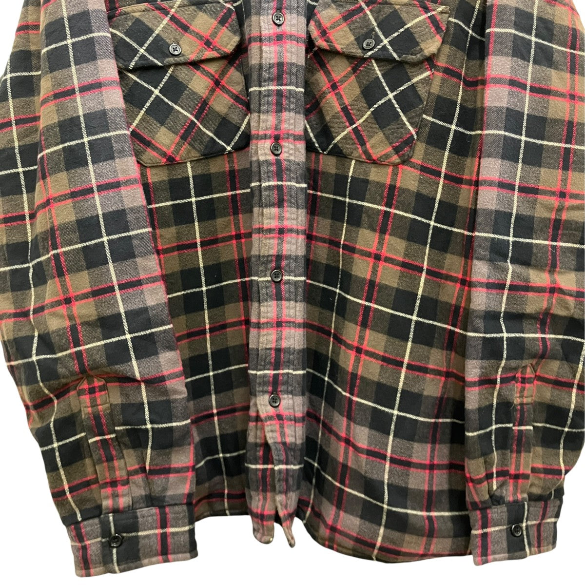 24AWQuilted Plaid Shirtキルテッドチェックシャツ