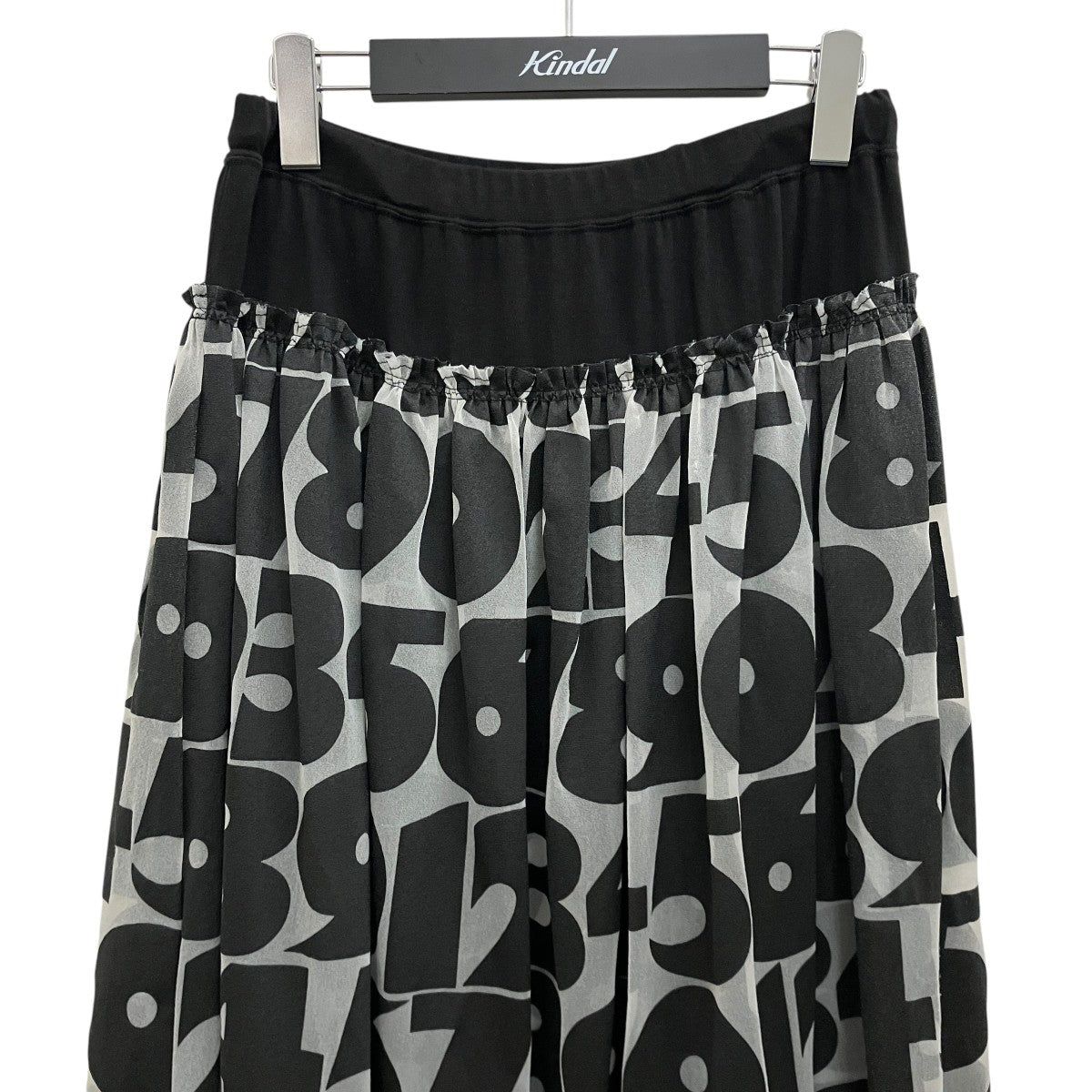 COMME des GARCONS AD2001 フレアスカート M 数字柄 COMME des GARCONS(コムデギャルソン) 【AD2001】数字柄スカートGE