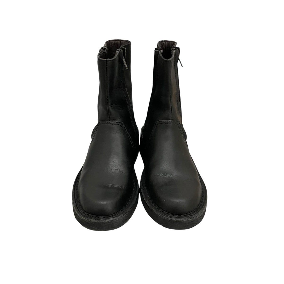 YOHJI YAMAMOTO レザー両サイドジップブーツ 古着・中古-2枚目のアイテム画像