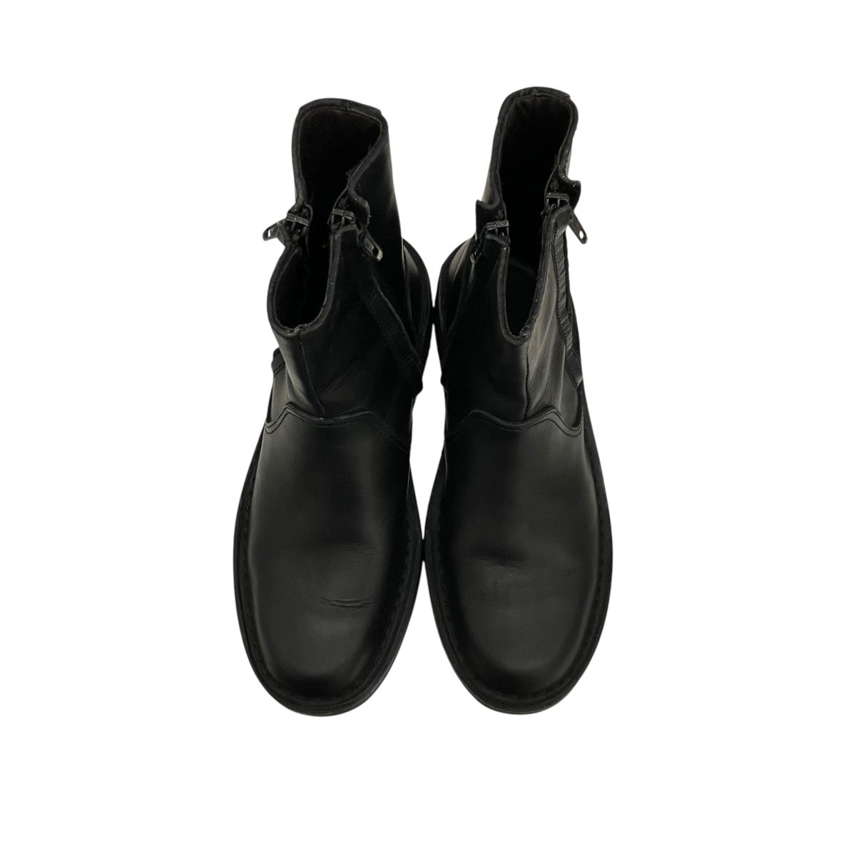 YOHJI YAMAMOTO レザー両サイドジップブーツ 古着・中古-5枚目のアイテム画像
