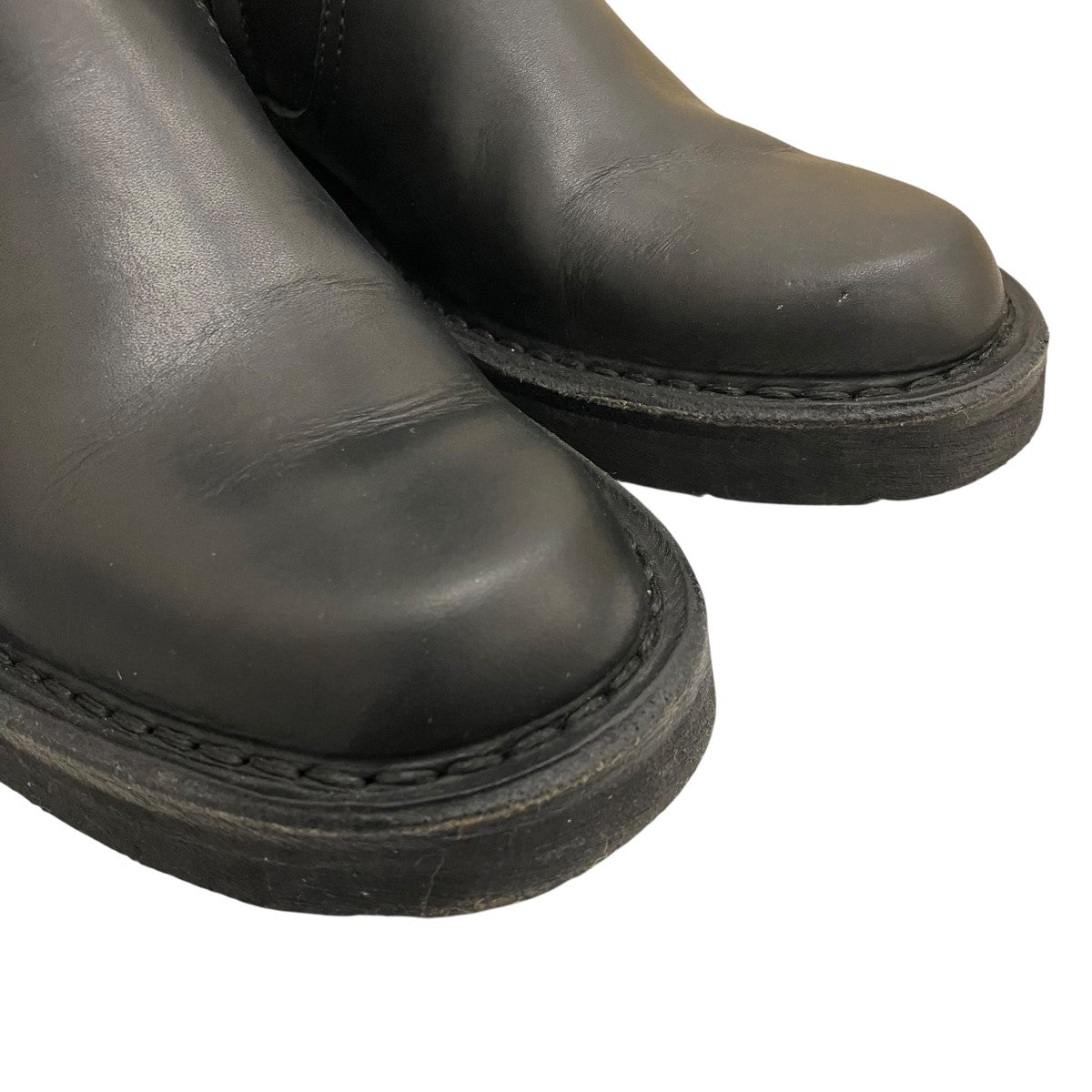 YOHJI YAMAMOTO レザー両サイドジップブーツ 古着・中古-7枚目のアイテム画像