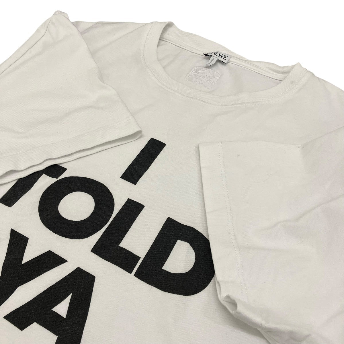 LOEWE(ロエベ) I TOLD YAプリントTシャツH526Y22XB6 H526Y22XB6