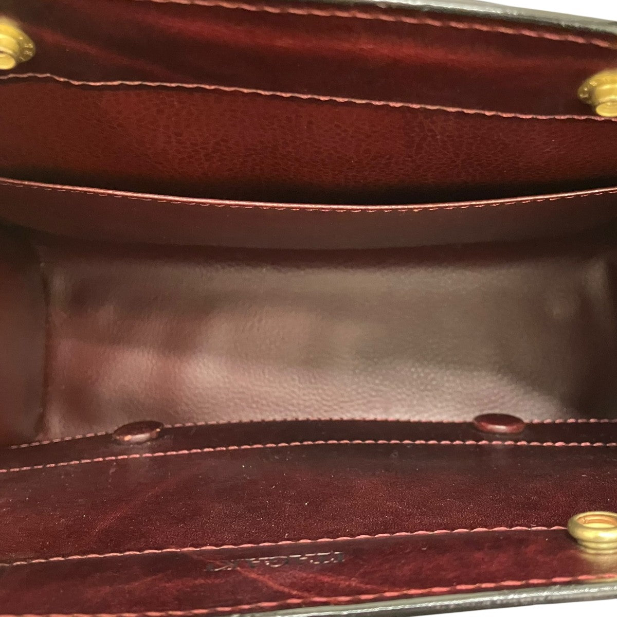 【美品】ITAGAKI レザーハンドバッグ ITAGAKI(イタガキ) レザーハンドバッグ ワイン｜【公式】カインドオル
