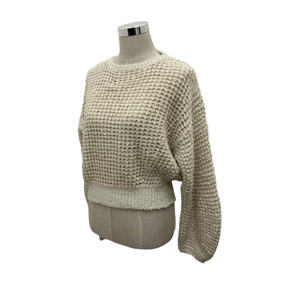 【COTTON SHAGGY CHUNKY WAFFLE−KNIT SWEATER】コットンシャギーチャンキーワッフルニットWHSP-UW102