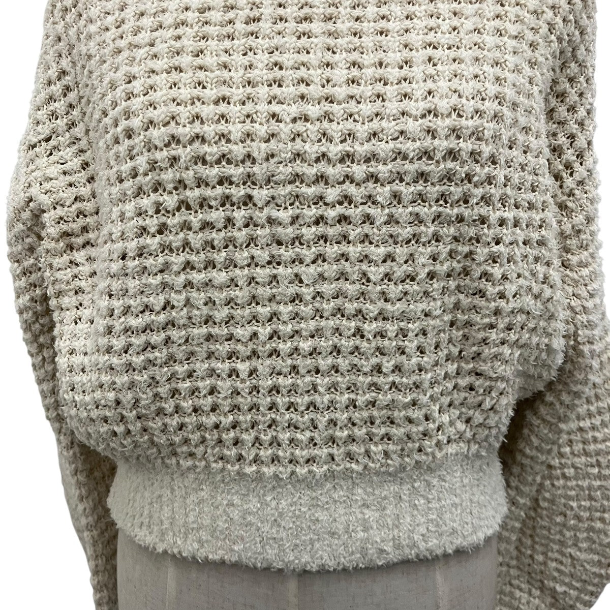 【COTTON SHAGGY CHUNKY WAFFLE−KNIT SWEATER】コットンシャギーチャンキーワッフルニットWHSP-UW102