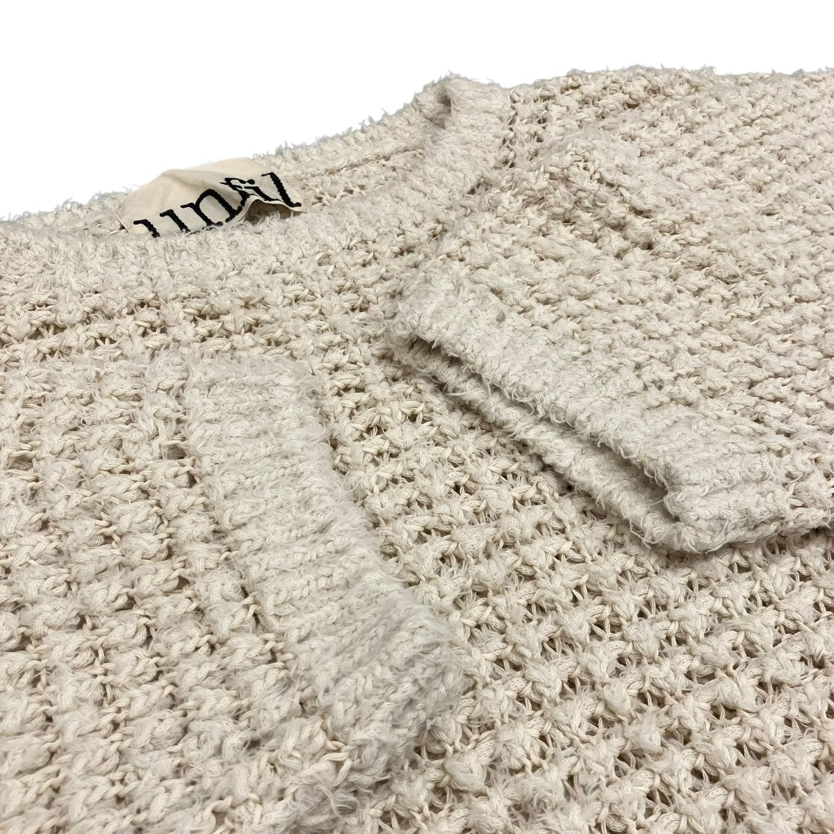 【COTTON SHAGGY CHUNKY WAFFLE−KNIT SWEATER】コットンシャギーチャンキーワッフルニットWHSP-UW102