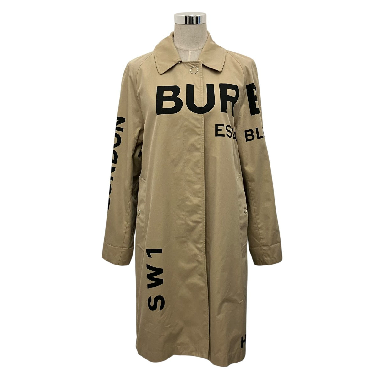 BURBERRY(バーバリー) ホースフェリーステンカラーコート8016222