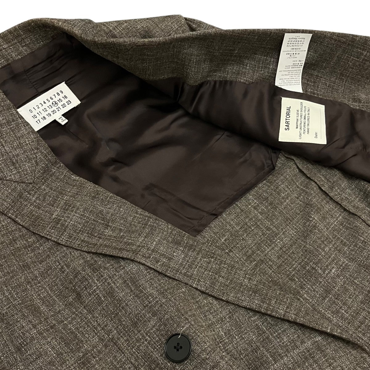 Martin Margiela14(マルタン・マルジェラ14) 16SSシルク混ダブル