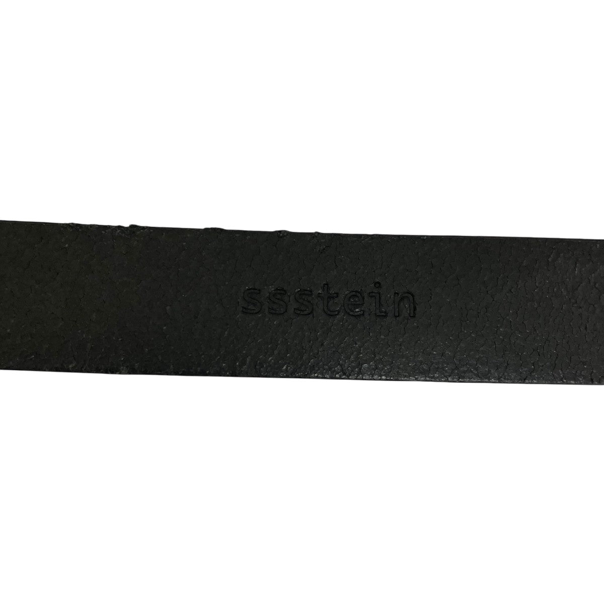 ssstein(シュタイン) 【LEATHER RECTANGLE BUCKLE BELT】レザーベルト