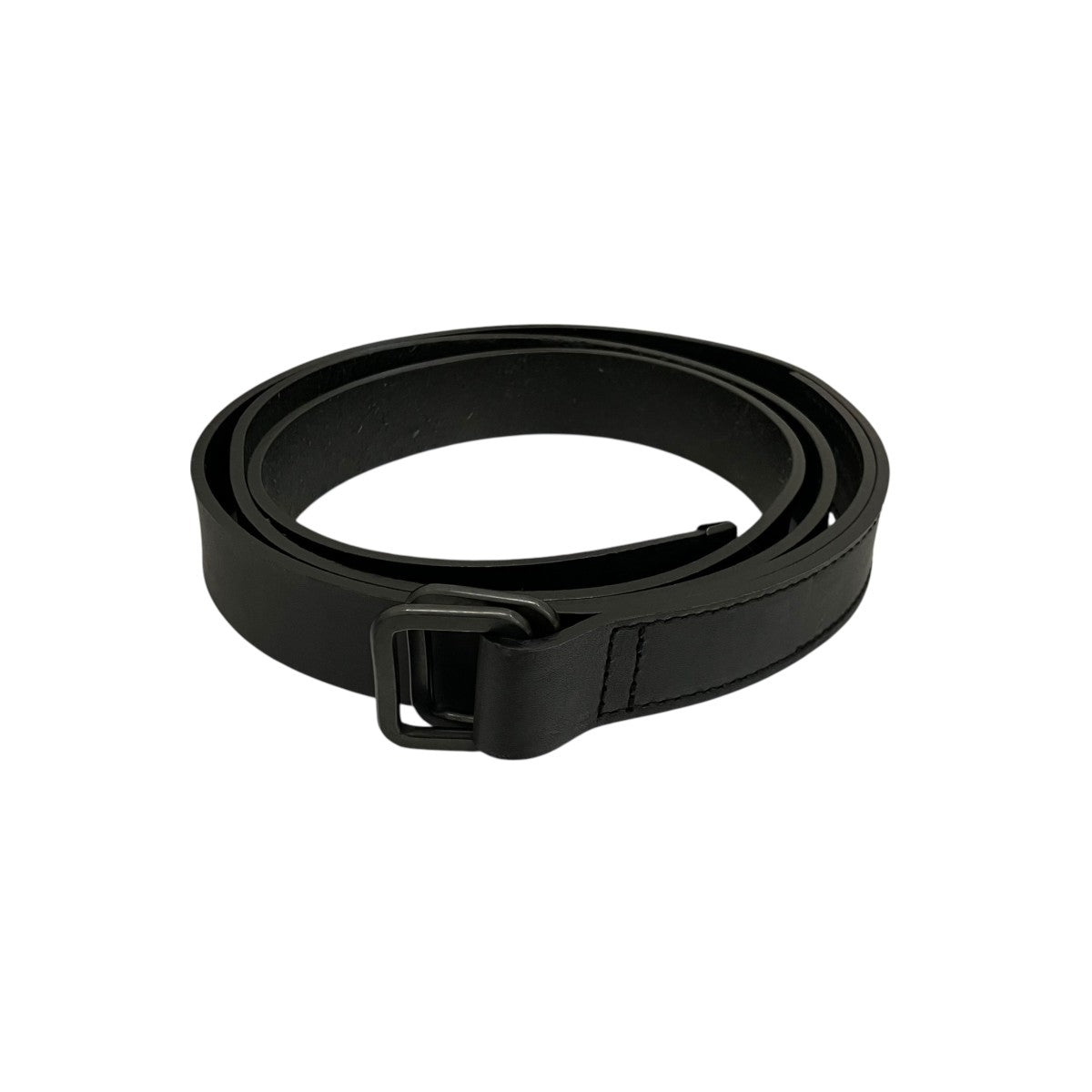 【LEATHER RECTANGLE BUCKLE BELT】レザーベルト