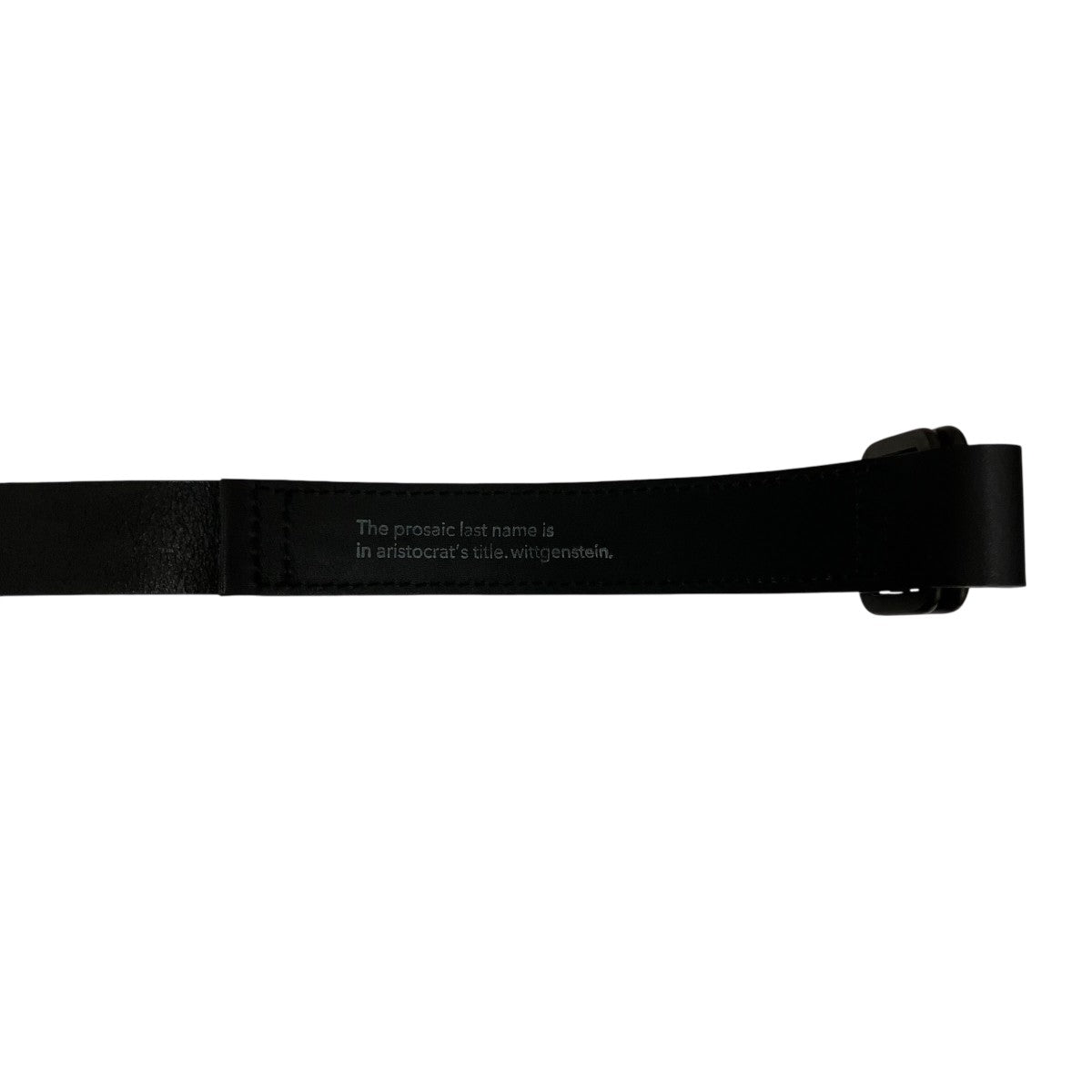 ssstein(シュタイン) 【LEATHER RECTANGLE BUCKLE BELT】レザーベルト