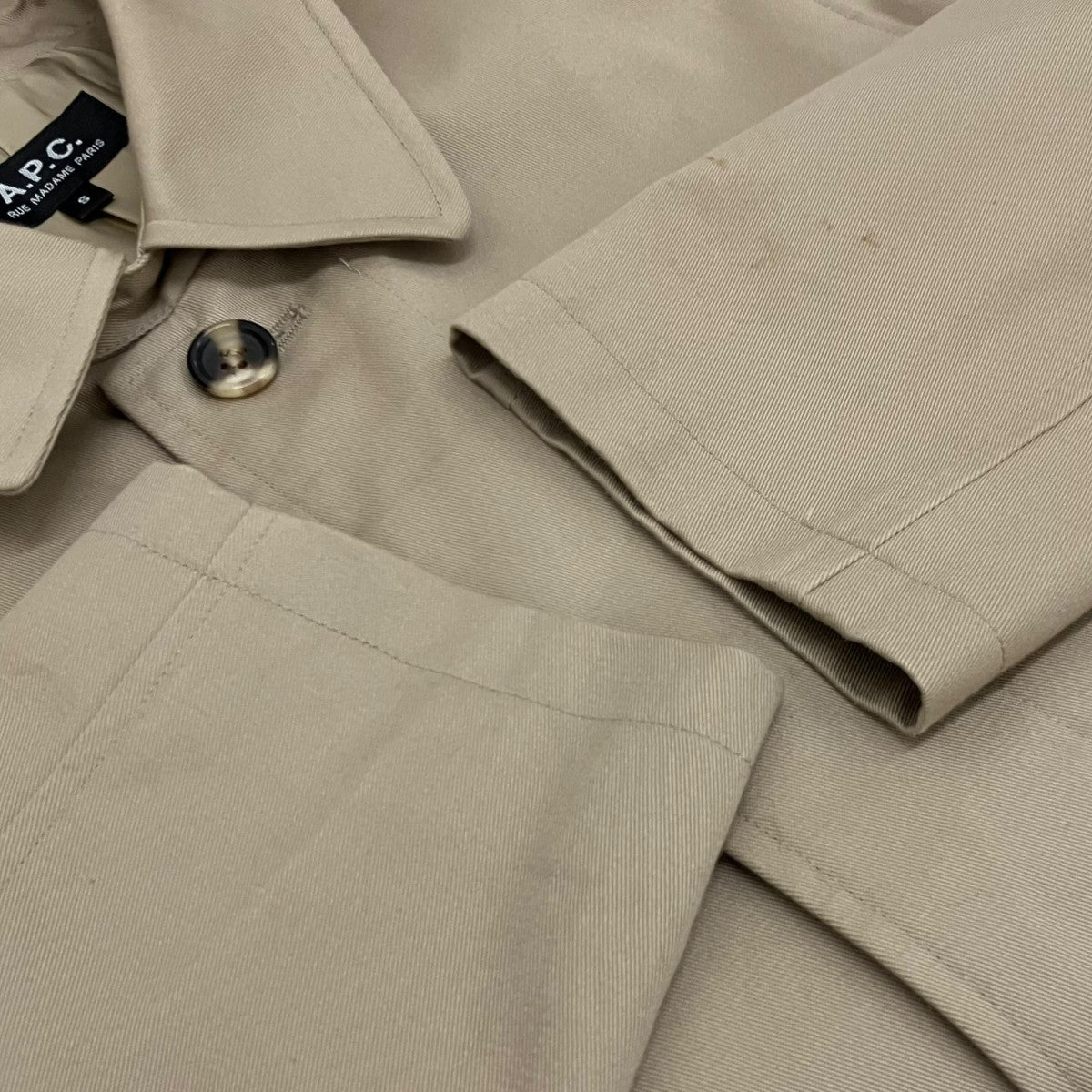 A．P．C． ステンカラーコート24163-22491 古着・中古-7枚目のアイテム画像