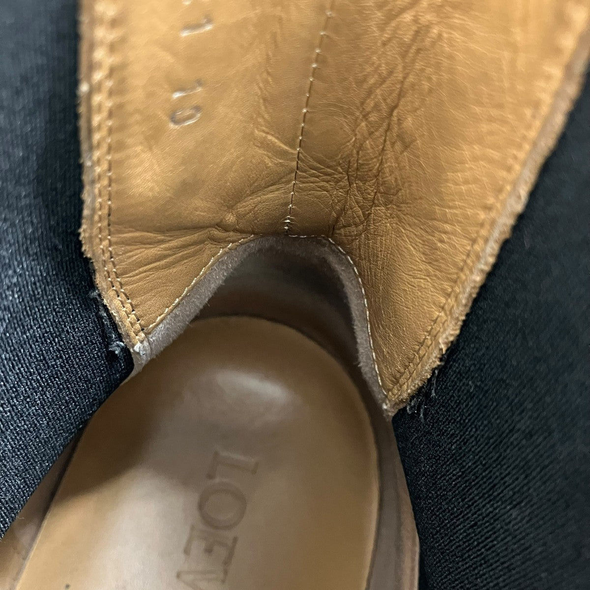 LOEWE チェルシーブーツ58 21 10 古着・中古-9枚目のアイテム画像