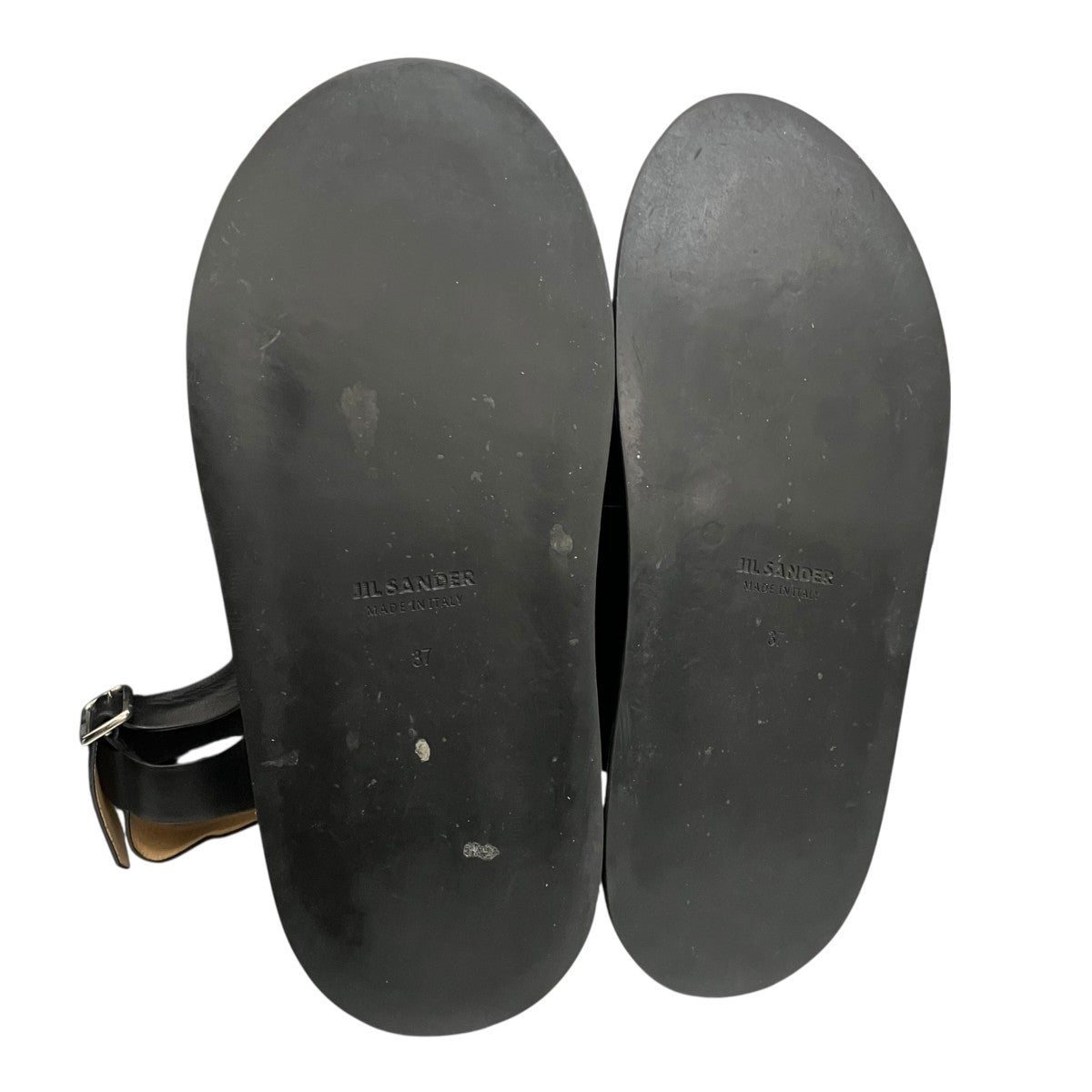 JIL SANDER レザーストラッププラットフォームサンダル 古着・中古-5枚目のアイテム画像