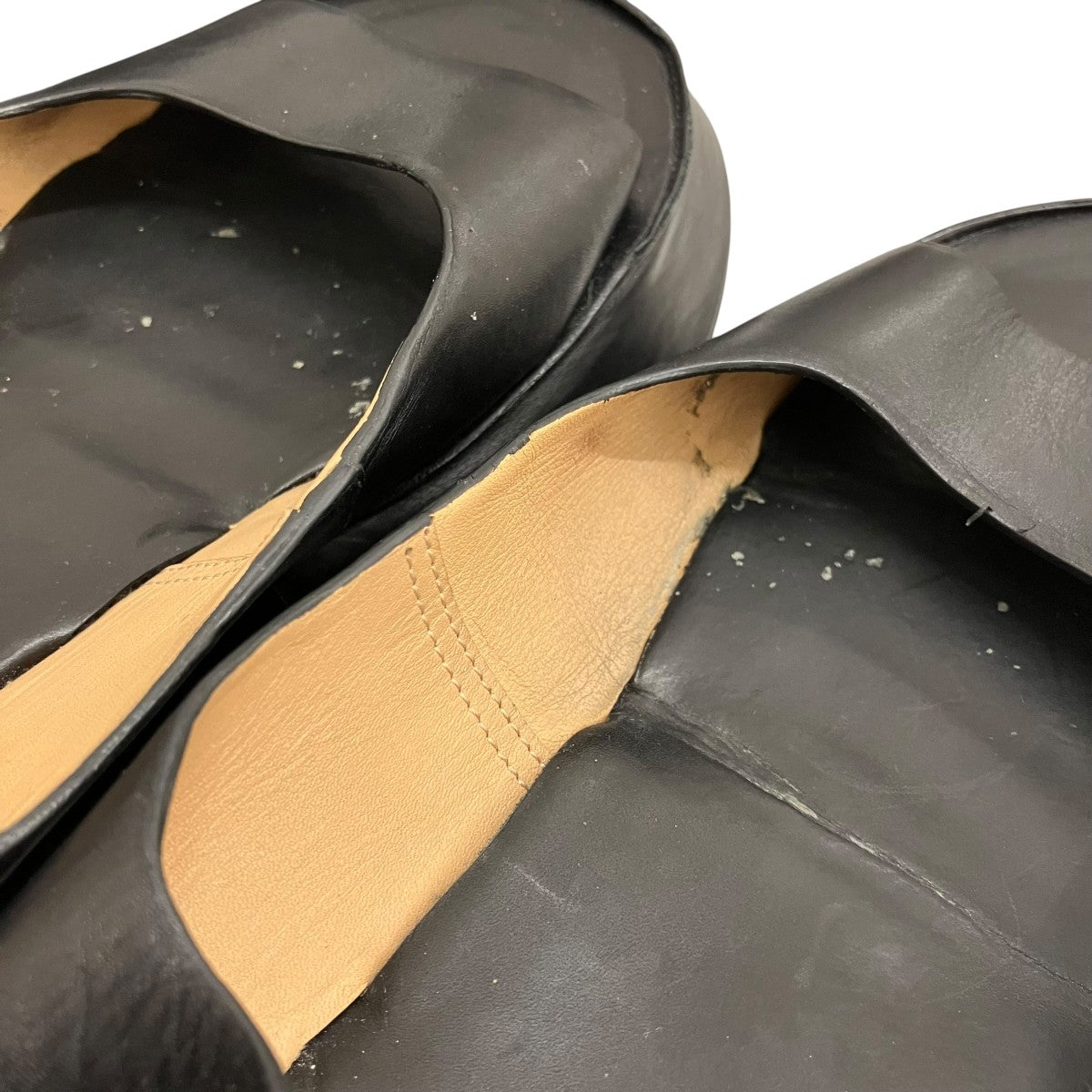 JIL SANDER レザーストラッププラットフォームサンダル 古着・中古-8枚目のアイテム画像