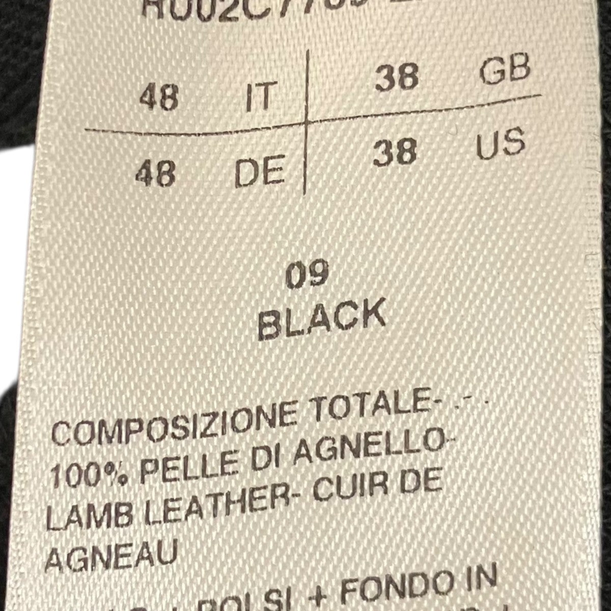 RICK OWENS 23AWレザーボンバージャケットRU02C7789 古着・中古-7枚目のアイテム画像