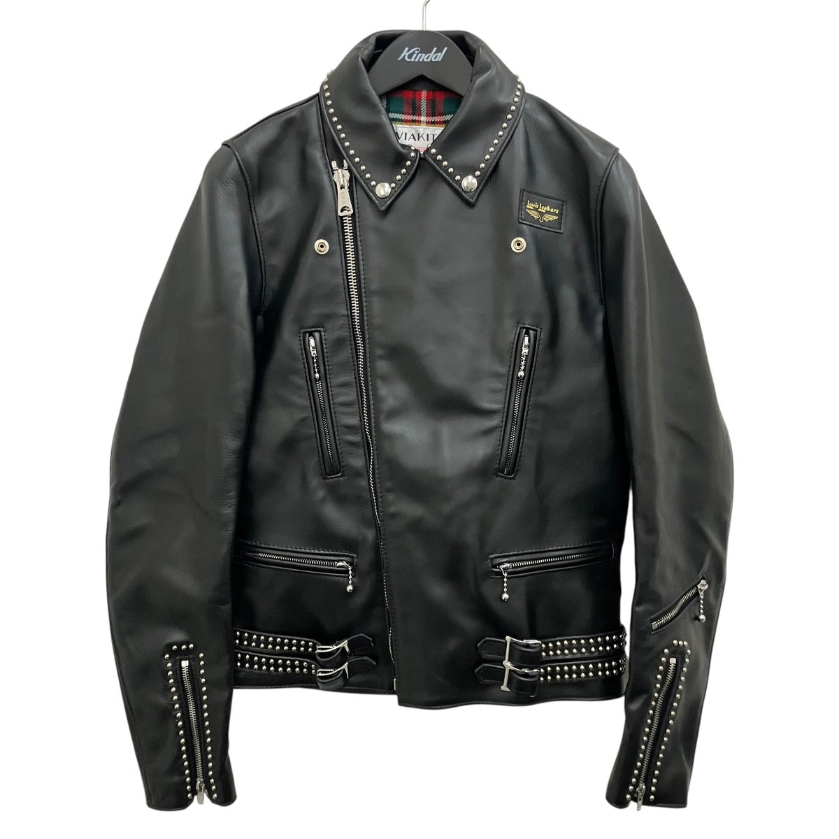 Hysteric Glamour ライトニング スタッズ ライダース ジャケット02221LB02 古着・中古-1枚目のアイテム画像
