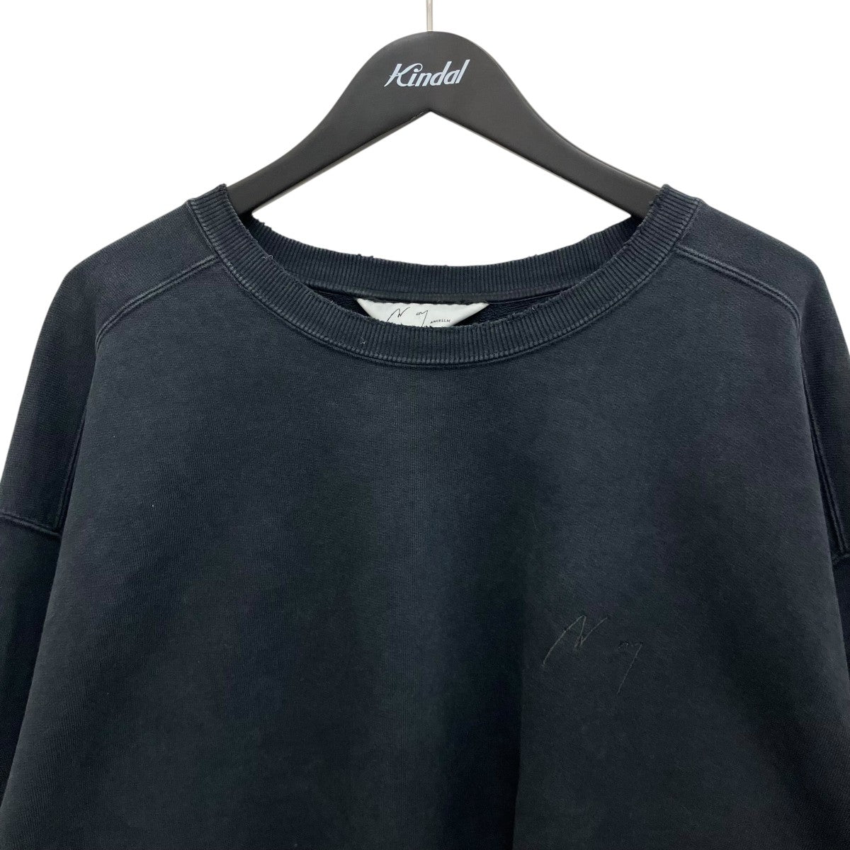 ANCELLM 【EMBROIDERY SWEAT SHIRT】フェード加工スウェットANC-CT87-A 古着・中古-3枚目のアイテム画像