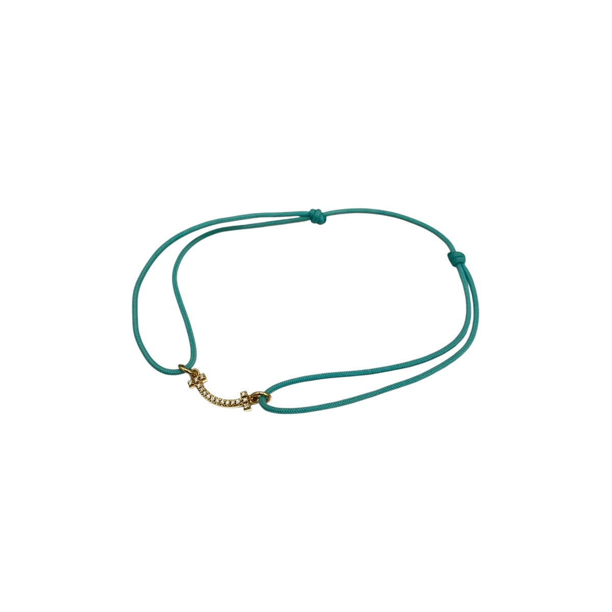 Tiffany ＆ Co． ダイヤ付きTスマイルコードブレスレット 古着・中古-1枚目のアイテム画像