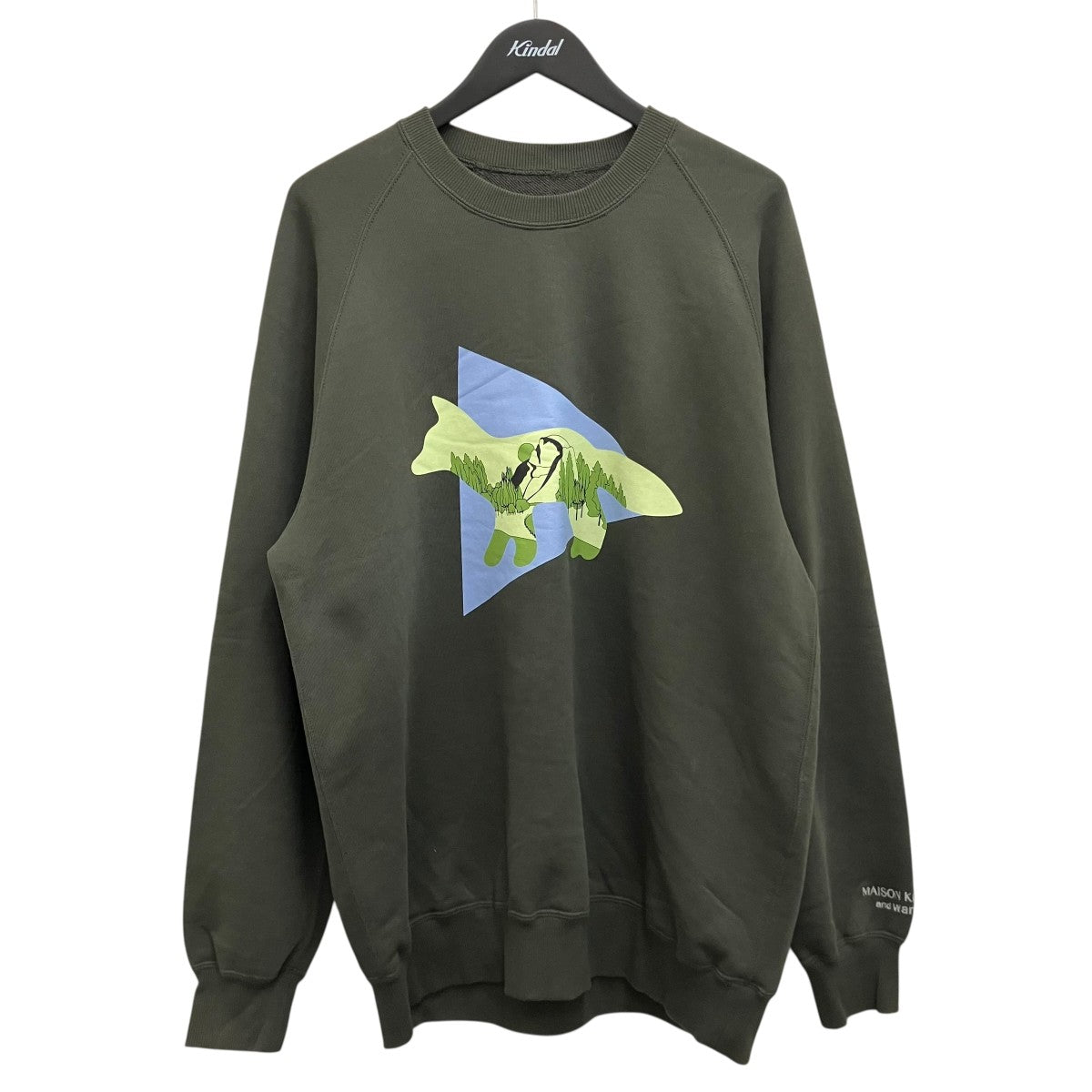 MAISON KITSUNE×and wander プリントスウェット574-3184904 古着・中古-1枚目のアイテム画像