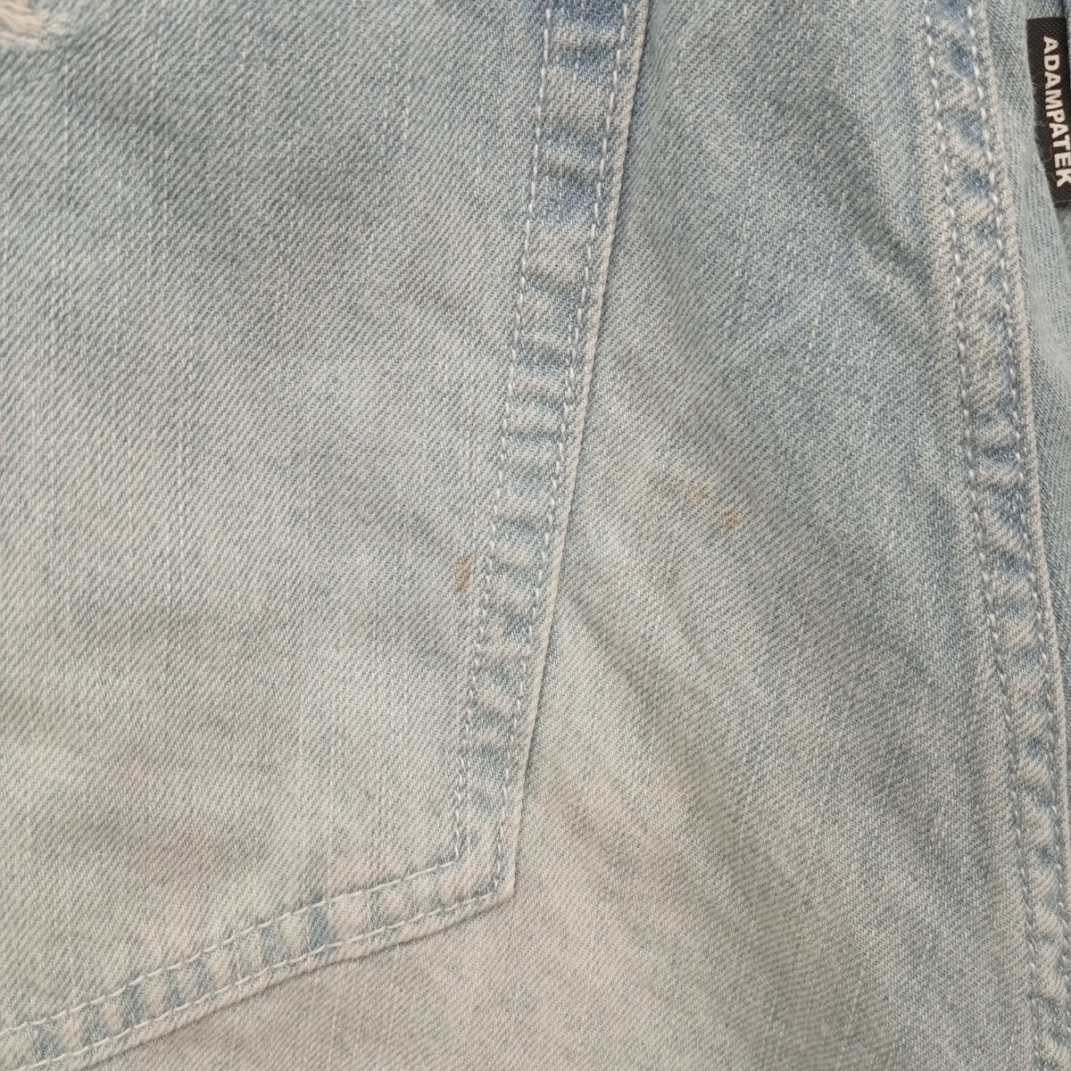 ADAM PATEK clash looose denimクラッシュデニムパンツAP2418016 古着・中古-10枚目のアイテム画像