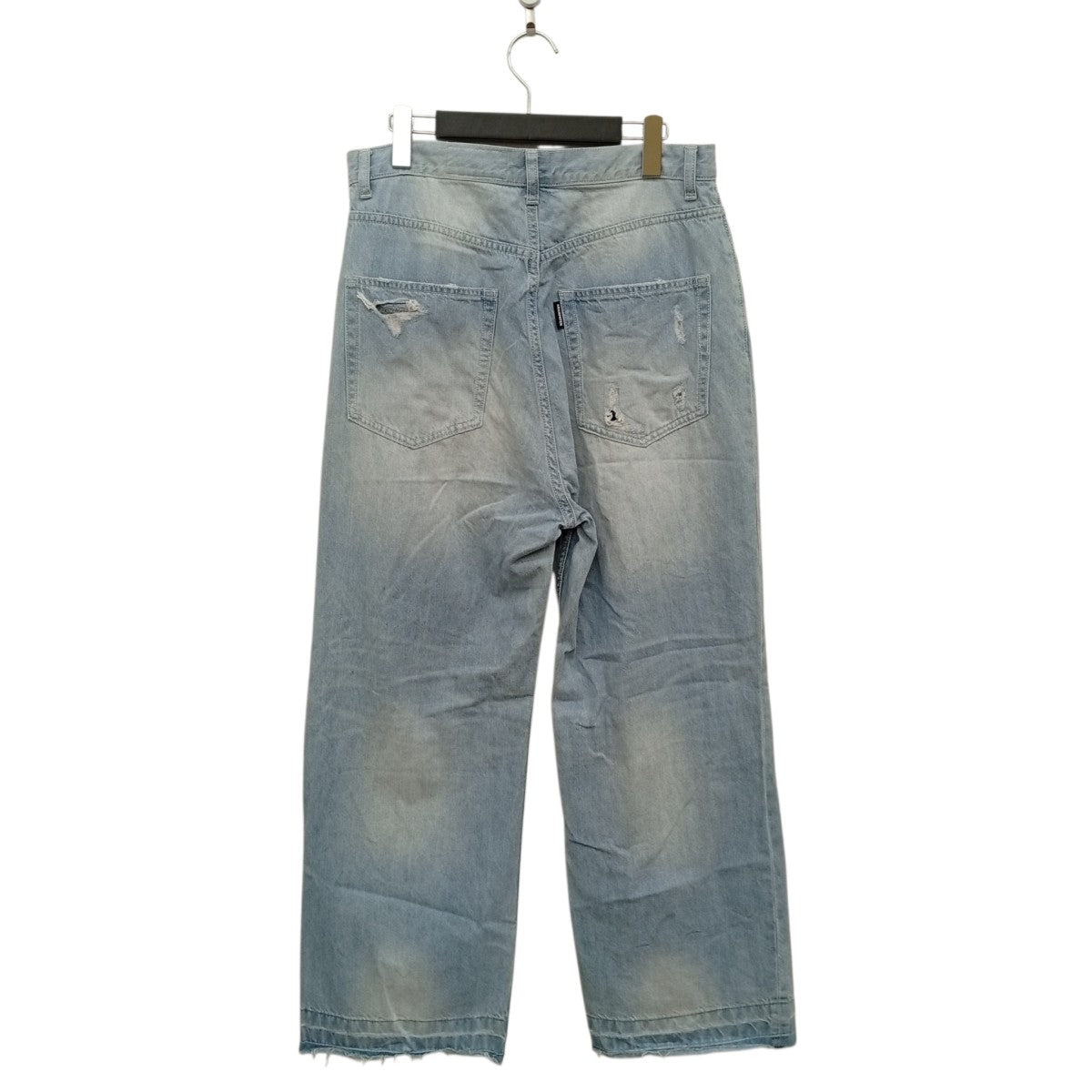 ADAM PATEK clash looose denimクラッシュデニムパンツAP2418016 古着・中古-2枚目のアイテム画像