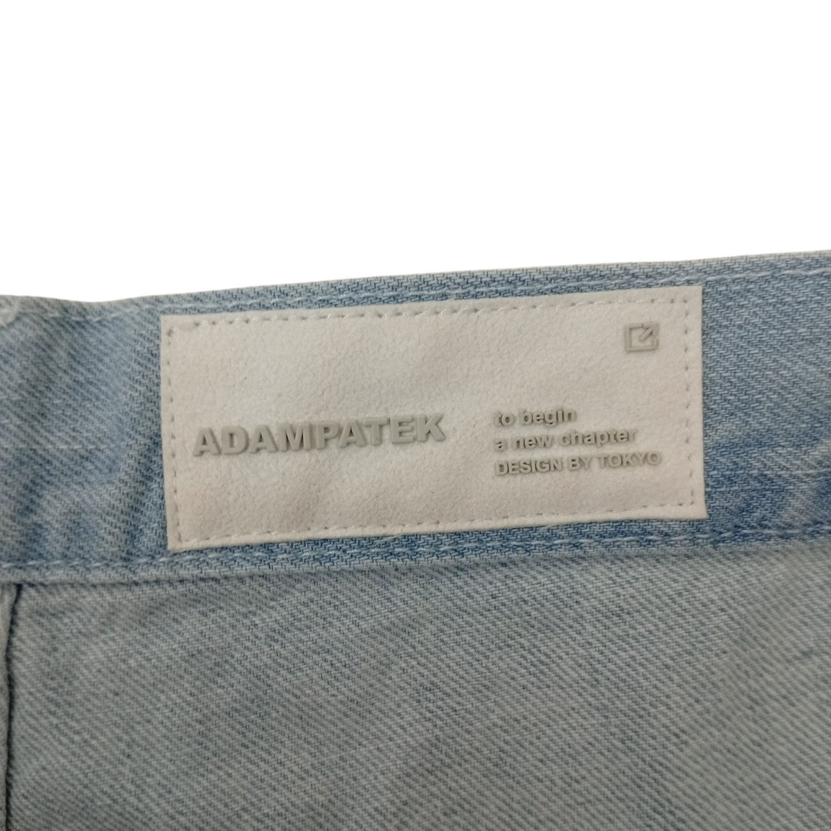 ADAM PATEK clash looose denimクラッシュデニムパンツAP2418016 古着・中古-4枚目のアイテム画像