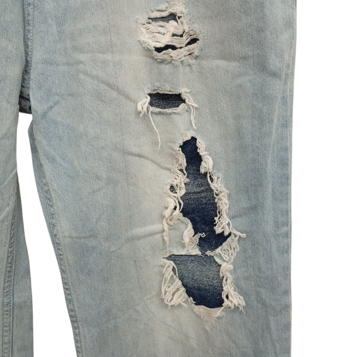ADAM PATEK clash looose denimクラッシュデニムパンツAP2418016 古着・中古-7枚目のアイテム画像