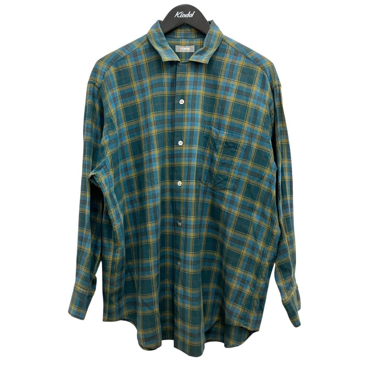 COMME des GARCONS HOMME 田中オムチェックシャツHB090200 古着・中古-1枚目のアイテム画像