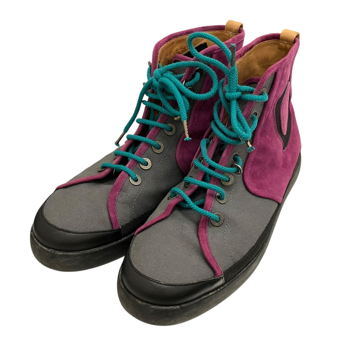 LOUIS VUITTON レースアップハイカットスニーカーGO0023 古着・中古-1枚目のアイテム画像