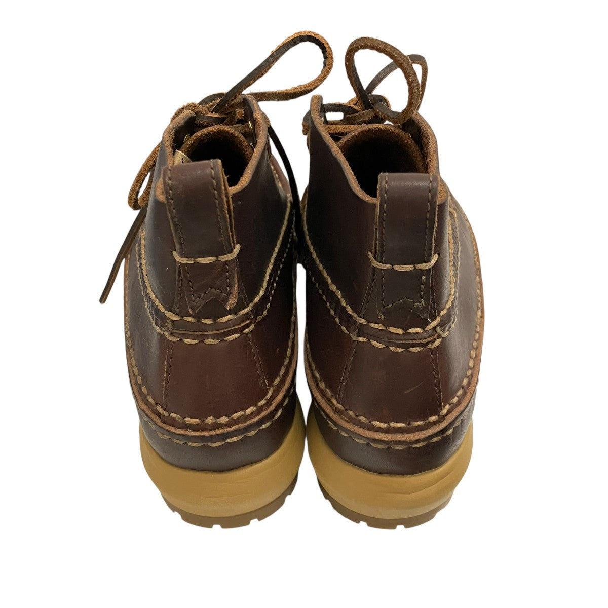 VISVIM 【KANAWA MOC MID-FOLK】レザーレースアップブーツ 古着・中古-3枚目のアイテム画像