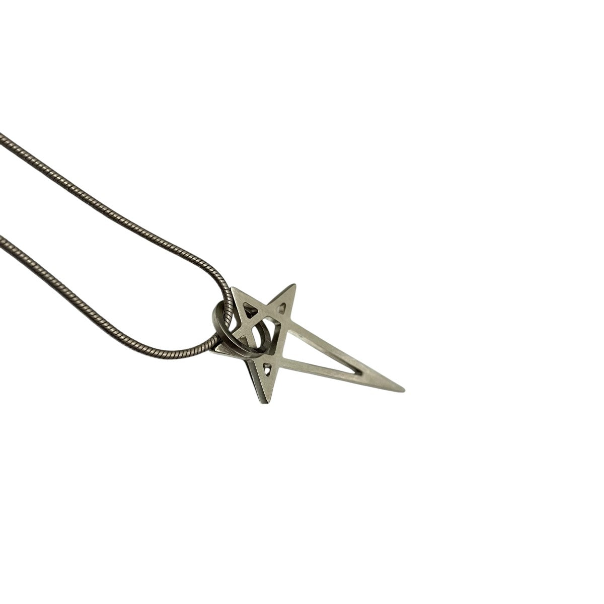 RICK OWENS 【PENTAGRAM CHARM】ペンタグラムチャームネックレス 古着・中古-7枚目のアイテム画像