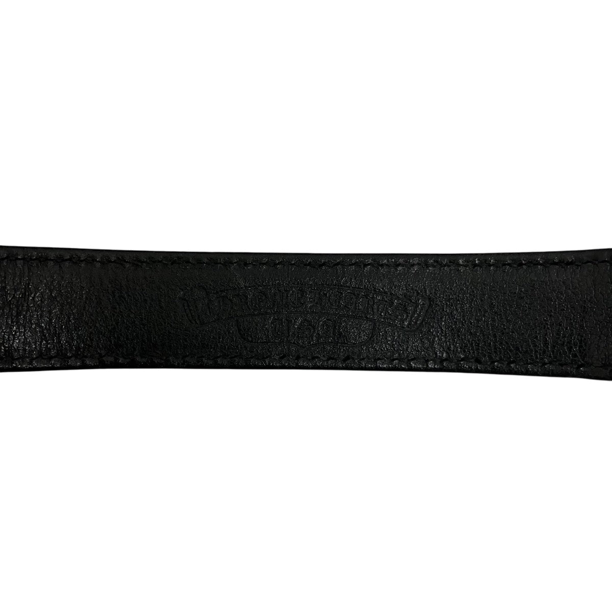 クロムハーツ レザーブレスレット 3ボタン2スナップ クロスボール CHROME HEARTS(クロムハーツ) クロスボール3ボタン2スナップレザー