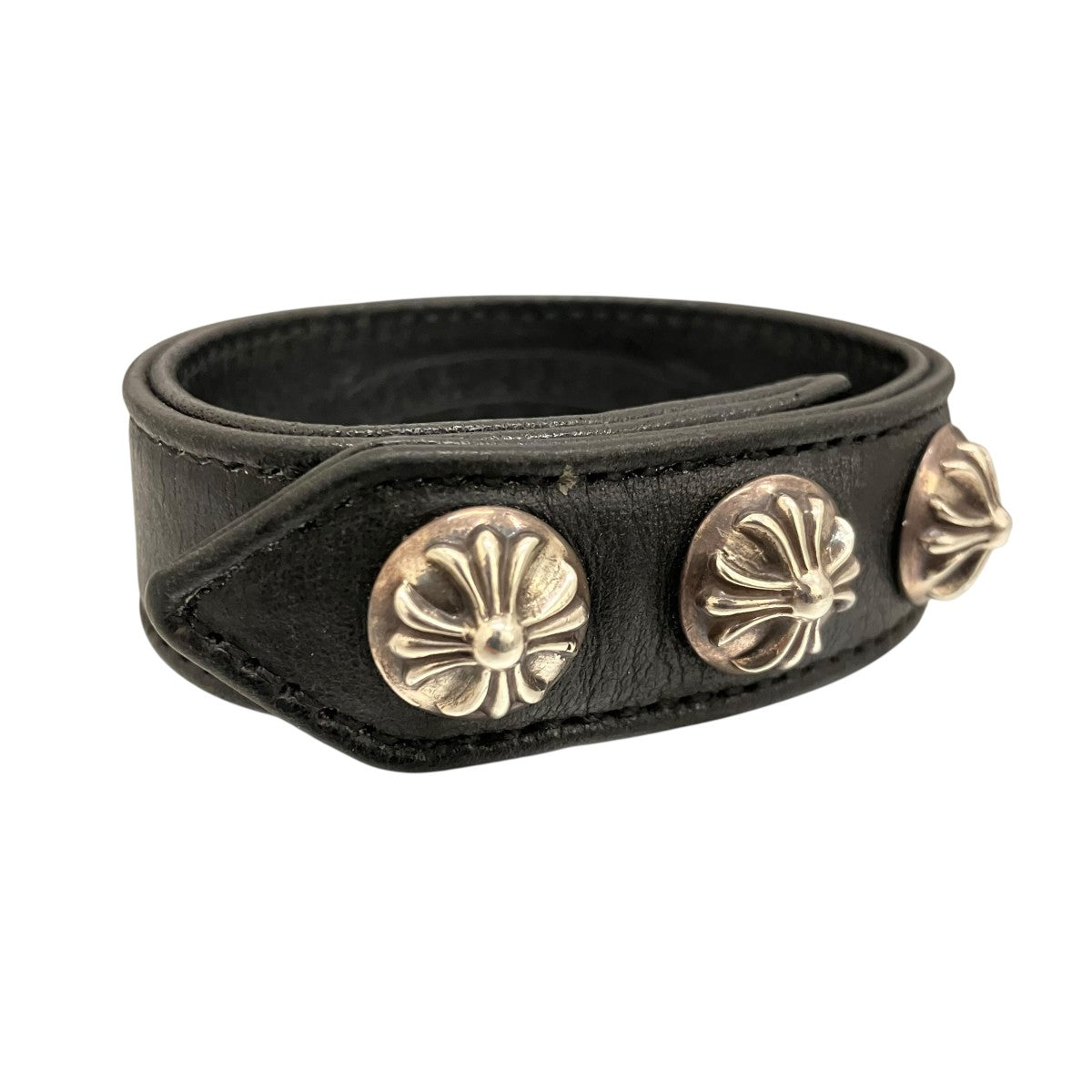 CHROME HEARTS(クロムハーツ) クロスボール3ボタン2スナップレザー