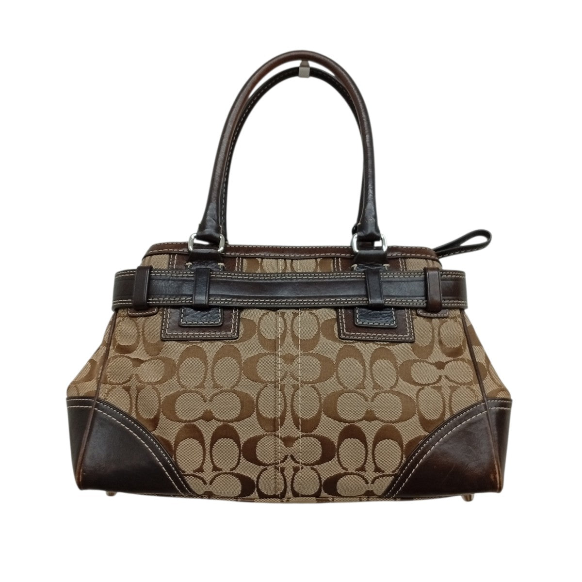 COACH(コーチ) シグネチャーハンドバッグ ベージュ｜【公式】カインド