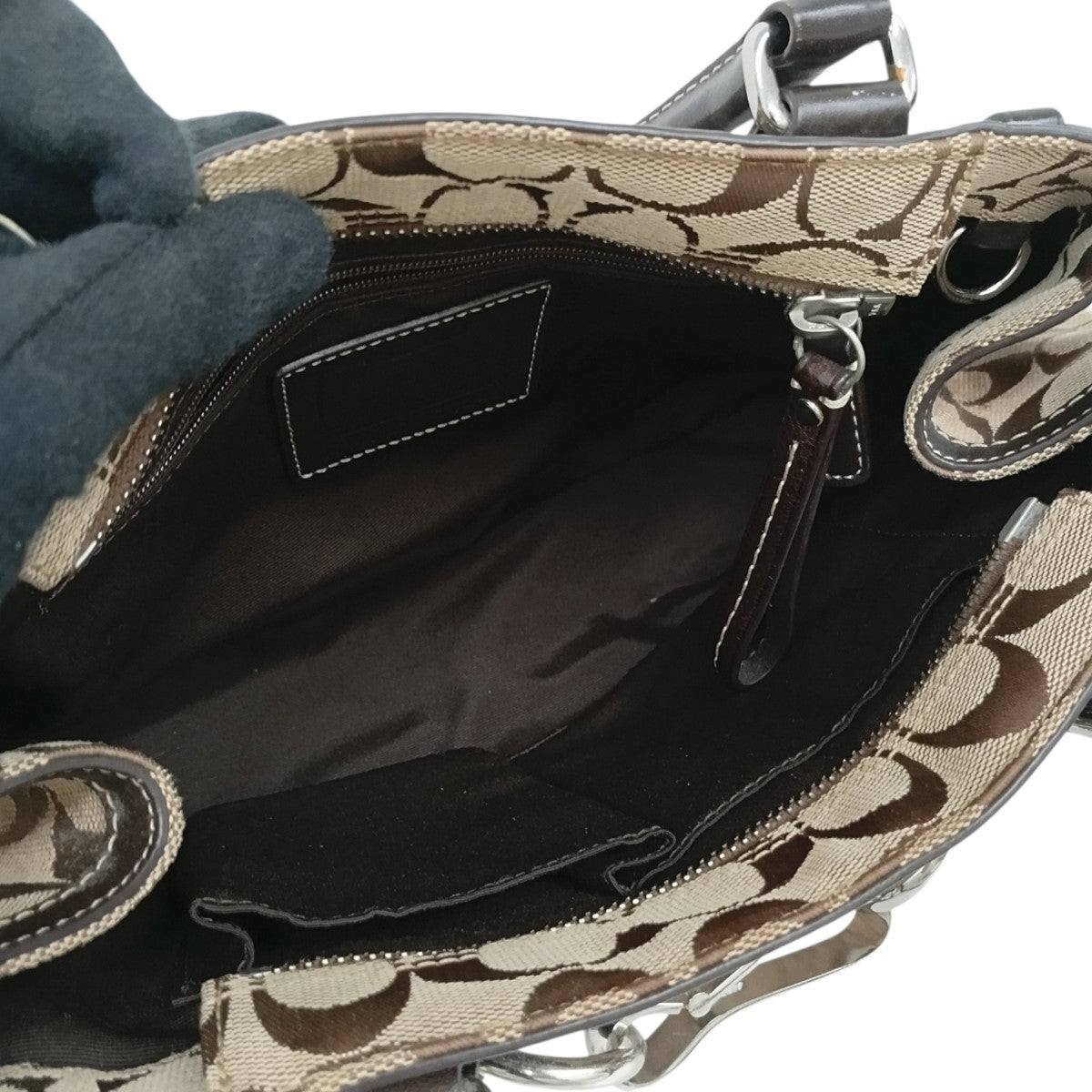 COACH(コーチ) シグネチャーハンドバッグ ベージュ｜【公式】カインド