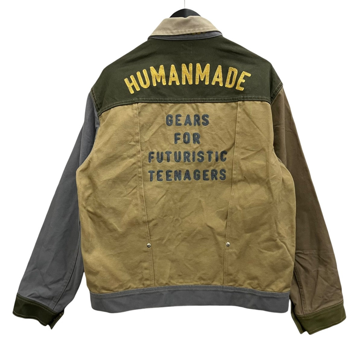 HUMAN MADE カラーブロックデニムジャケット 古着・中古-2枚目のアイテム画像
