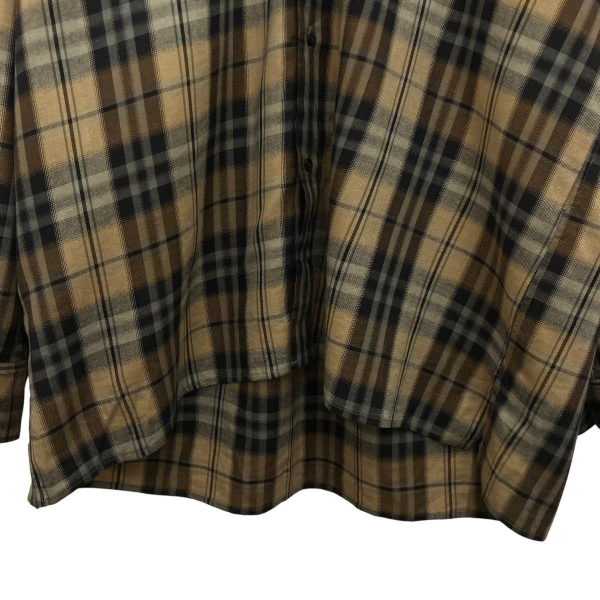 HEUGN 【EX MORRIS】チェックシャツSHIRT031LE 古着・中古-4枚目のアイテム画像
