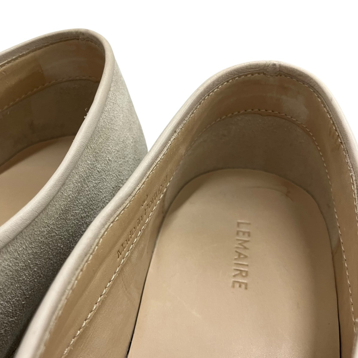 LEMAIRE 【PIPED CREPE SLIPPERS】スウェードシューズ 古着・中古-8枚目のアイテム画像