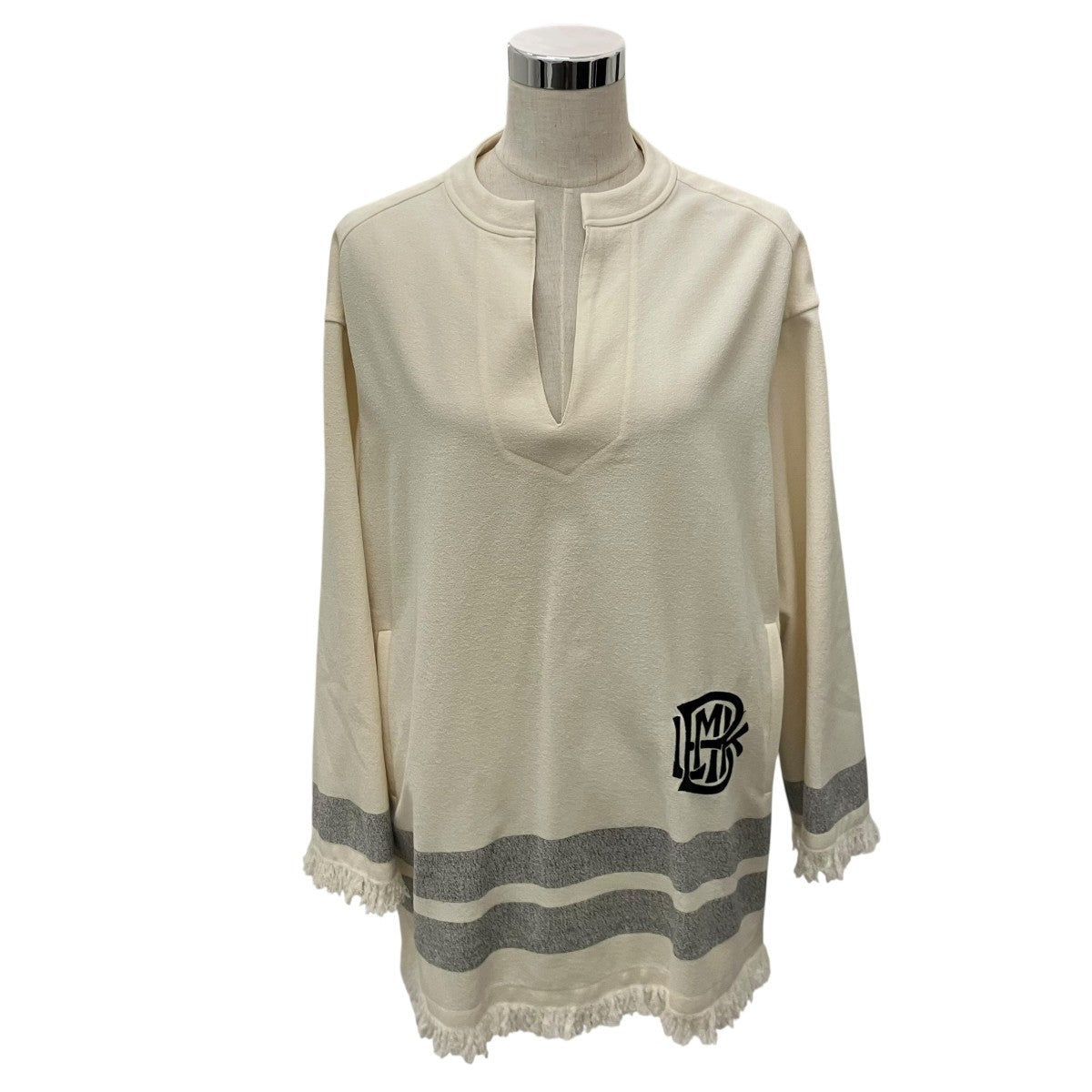BLAMINK 【P W EMB FRG CAPE】フリンジケープ7921-299-0140 古着・中古-1枚目のアイテム画像