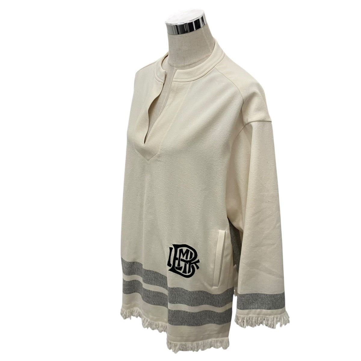 BLAMINK 【P W EMB FRG CAPE】フリンジケープ7921-299-0140 古着・中古-3枚目のアイテム画像
