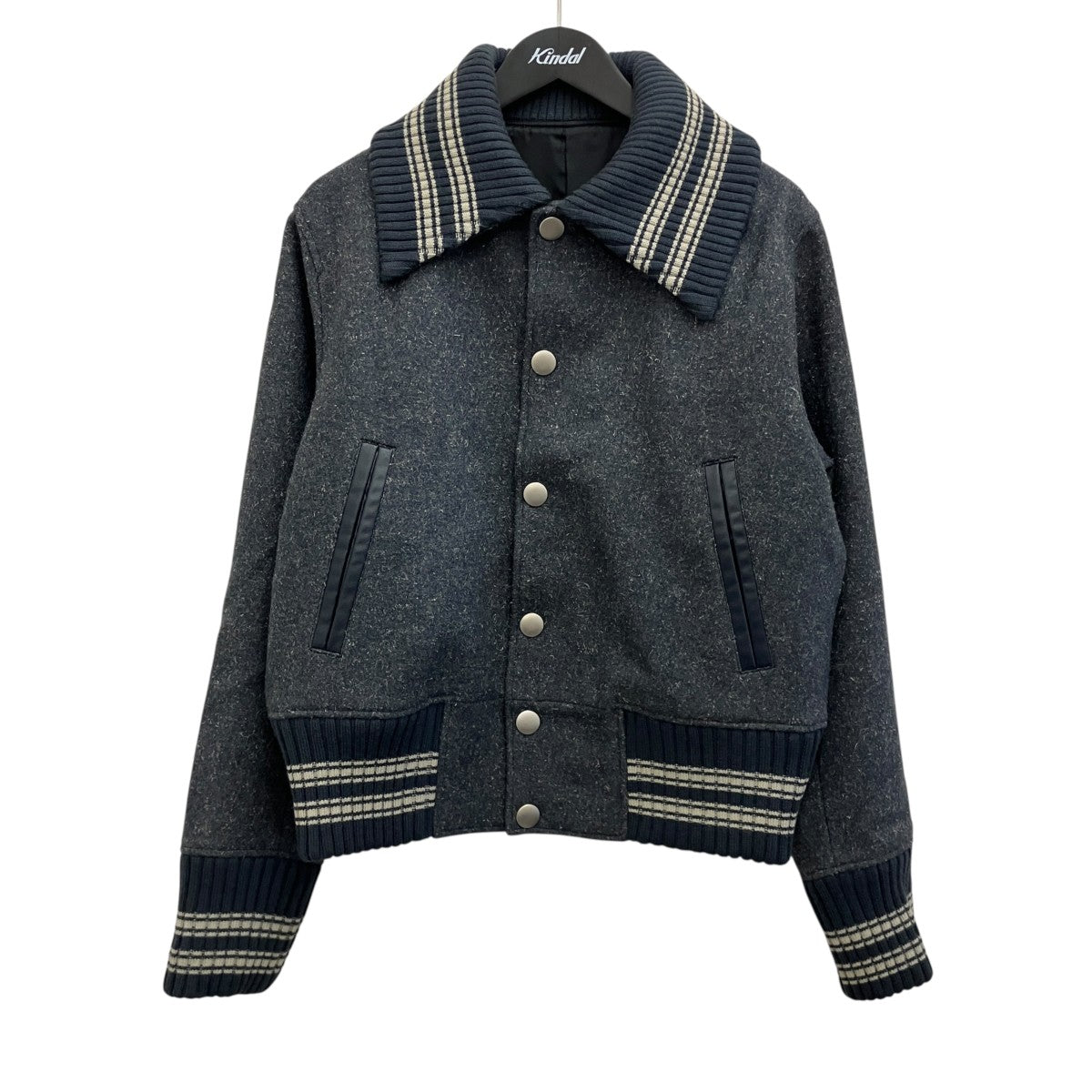 23AW【MELTON RIB BLOUSON】スタジャンLB233-BL01