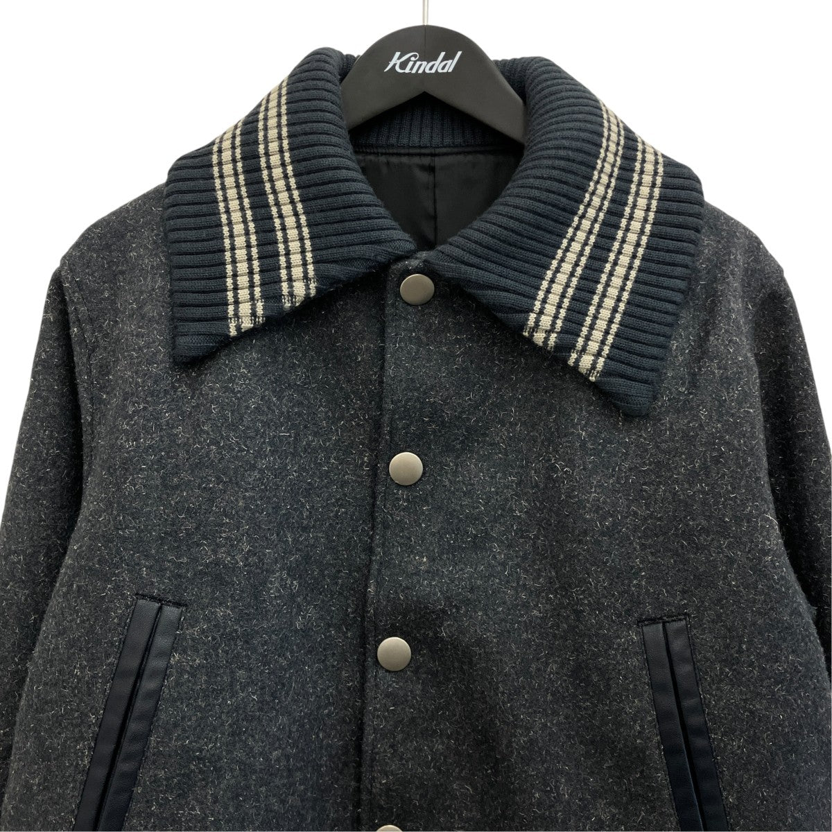 23AW【MELTON RIB BLOUSON】スタジャンLB233-BL01