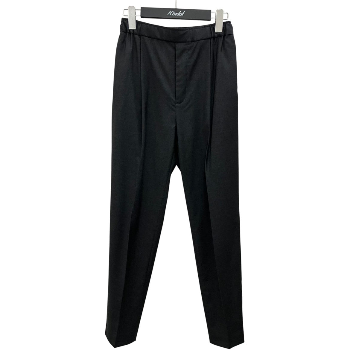 【SILK WOOL TWILL GATHER PANTS】スラックスB1144AFP107
