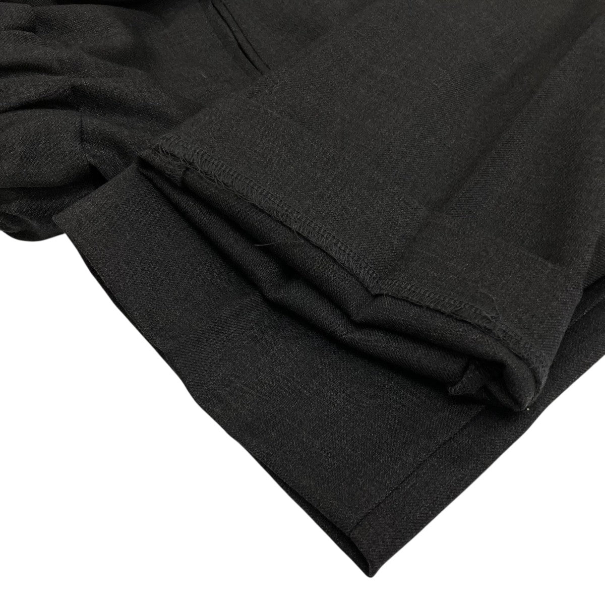 【SILK WOOL TWILL GATHER PANTS】スラックスB1144AFP107