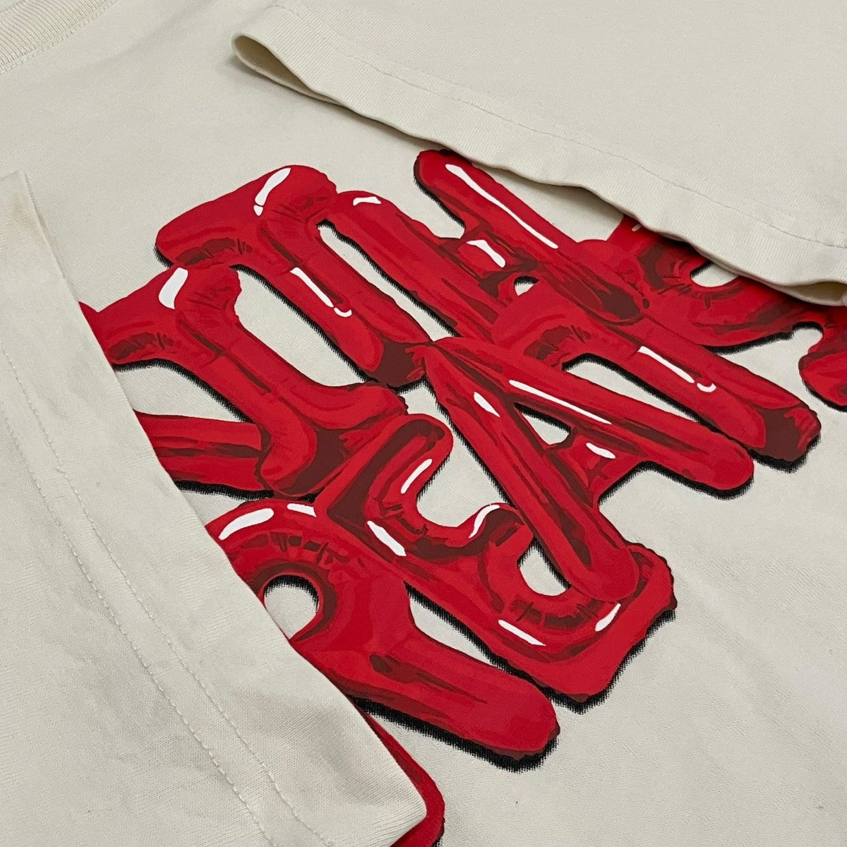 KITH(キス) 25AW【TREATS BALLOON TEE】プリントTシャツ ベージュ