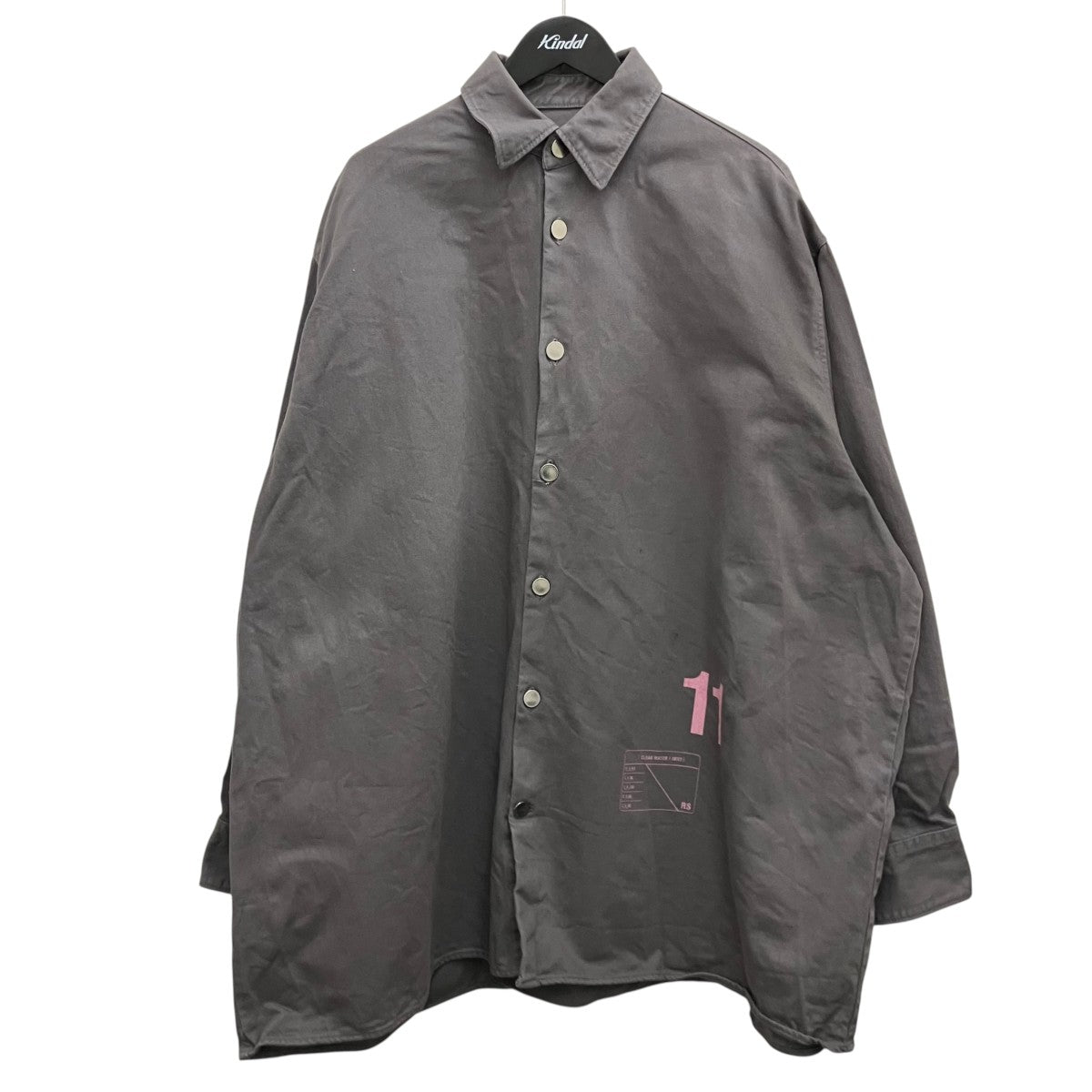 RAF SIMONS 【18AWDENIM EASY FIT SHIRT】シャツジャケット182-248 古着・中古-1枚目のアイテム画像