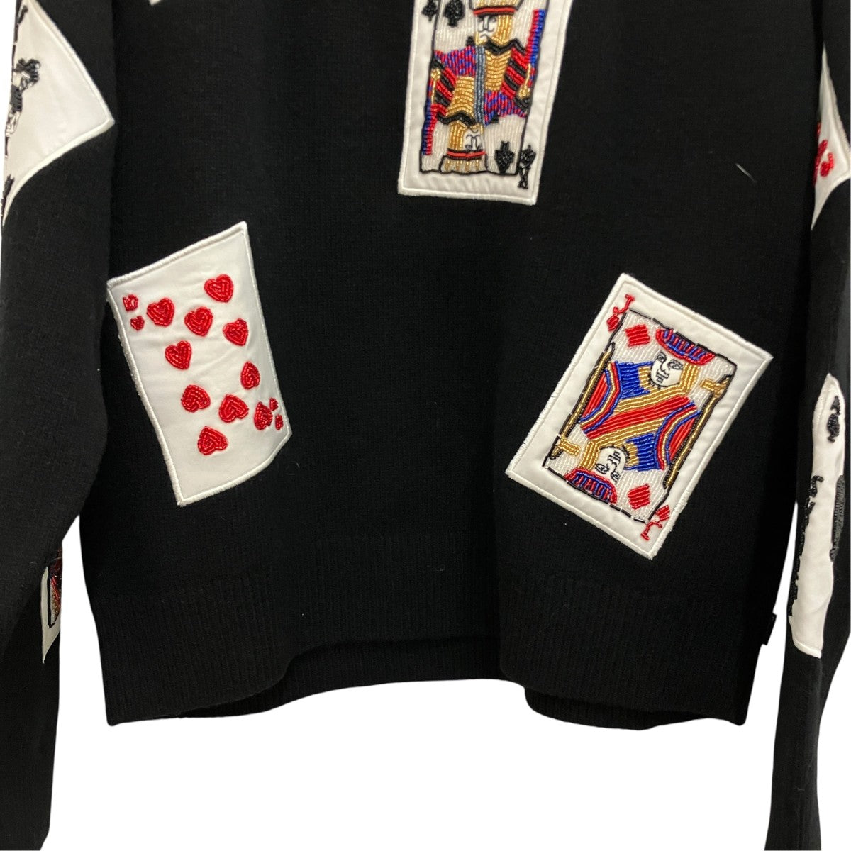 25AW【BEADED CARDS SWEATER】セーター