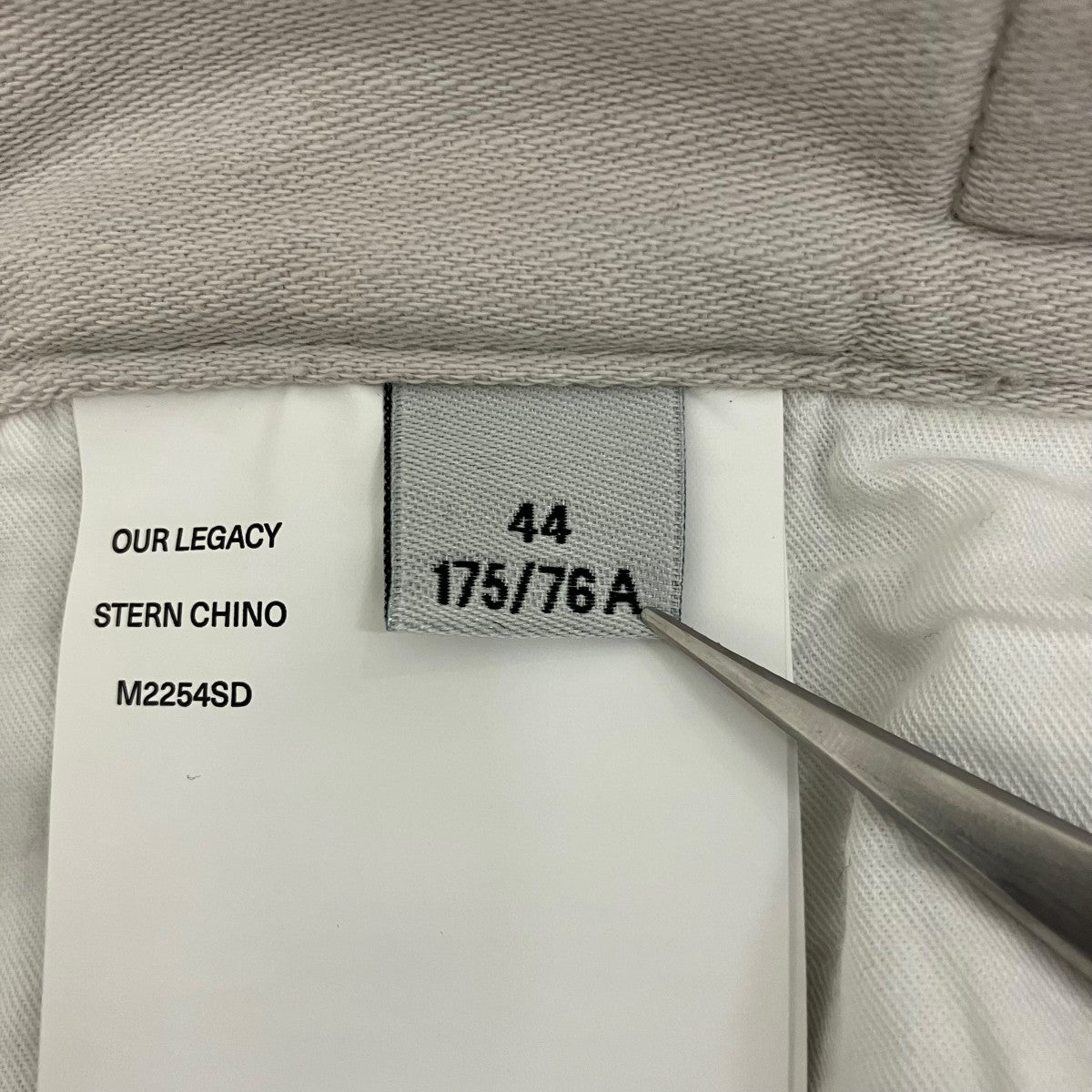 OUR LEGACY 【STERN CHINO】チノパンツM2254SD 古着・中古-8枚目のアイテム画像